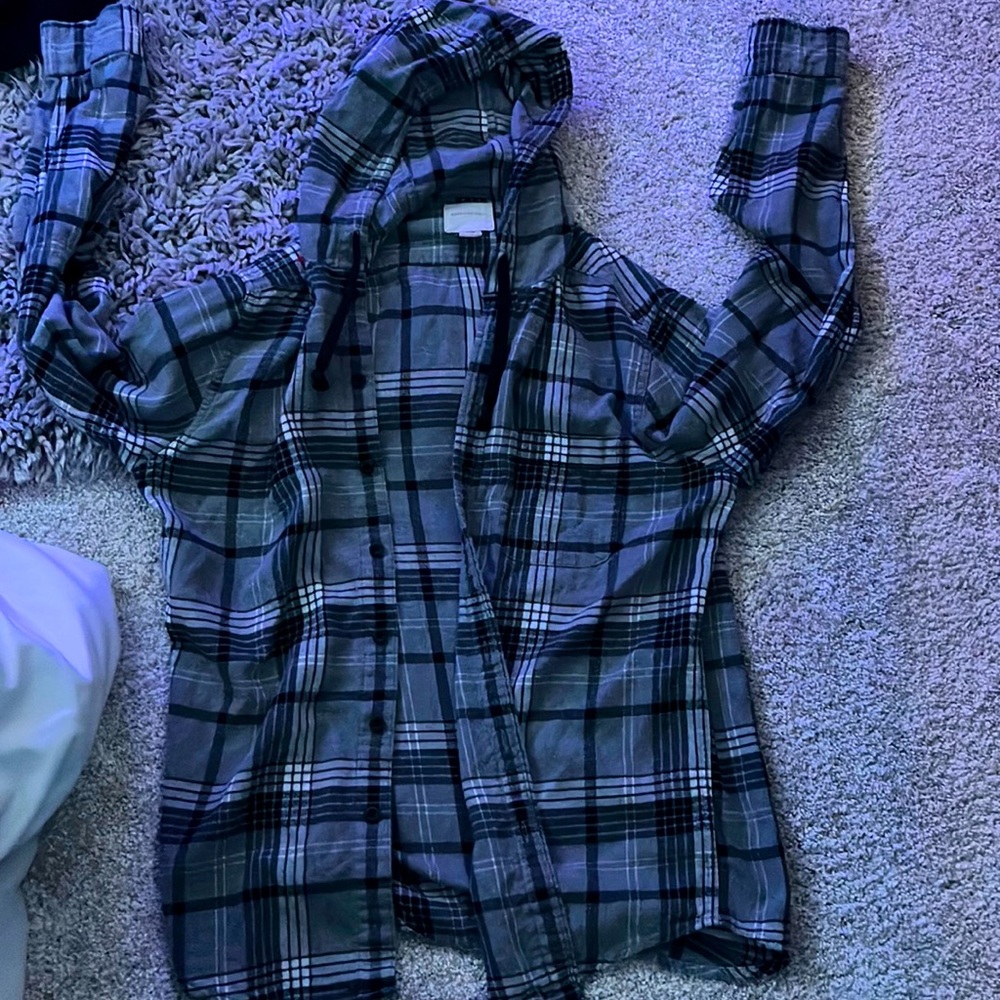 White, Grey and Black Flannel